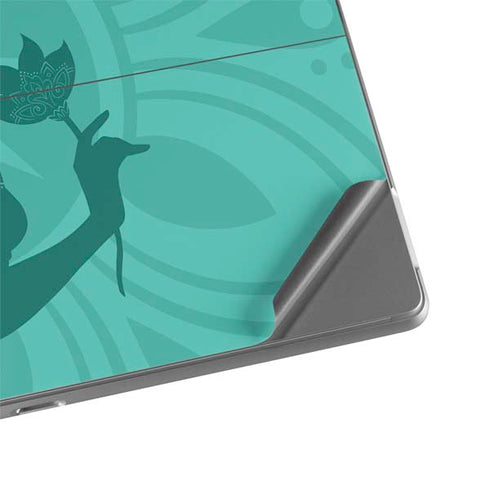 Disney Aladdin Princess Jasmine Silhouette Flower Surface Pro 8 Skin